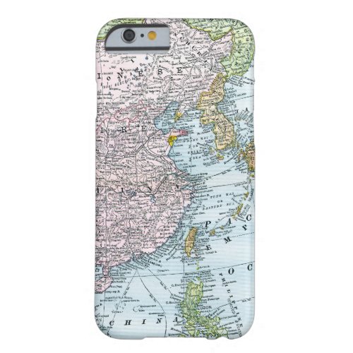 MAP EAST ASIA 1907 BARELY THERE iPhone 6 CASE