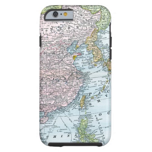 MAP EAST ASIA 1907 TOUGH iPhone 6 CASE