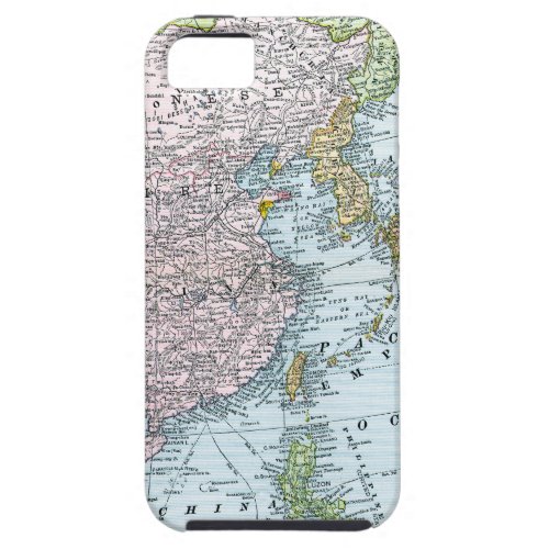 MAP EAST ASIA 1907 iPhone SE55s CASE