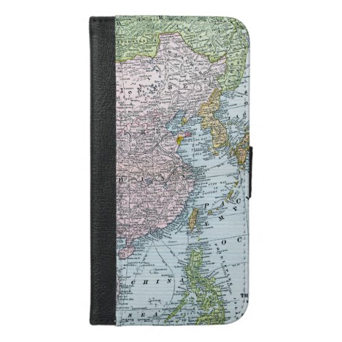 MAP EAST ASIA 1907 iPhone 66S PLUS WALLET CASE