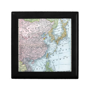 MAP: EAST ASIA, 1907 JEWELRY BOX
