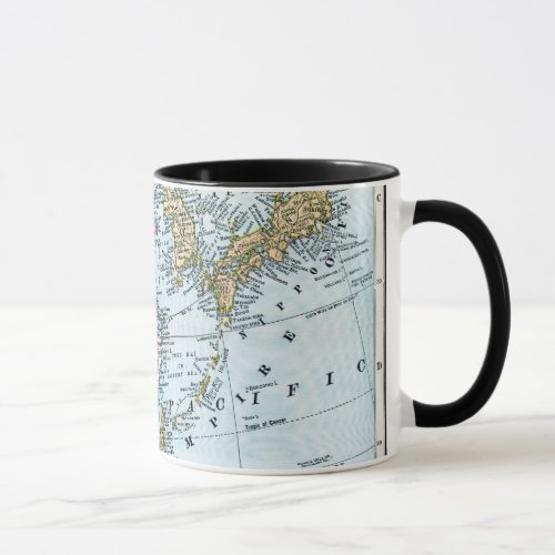 MAP EAST ASIA 1907 MUG