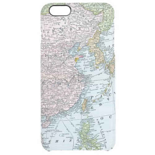 MAP EAST ASIA 1907 CLEAR iPhone 6 PLUS CASE