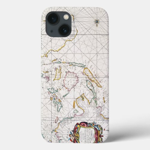 MAP EAST INDIES 1670 iPhone 13 CASE