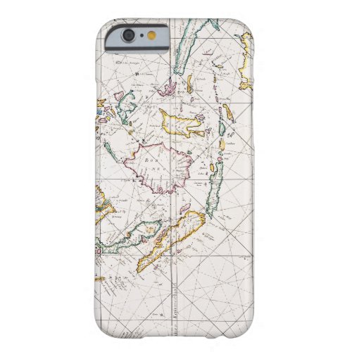 MAP EAST INDIES 1670 BARELY THERE iPhone 6 CASE
