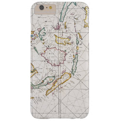 MAP EAST INDIES 1670 BARELY THERE iPhone 6 PLUS CASE