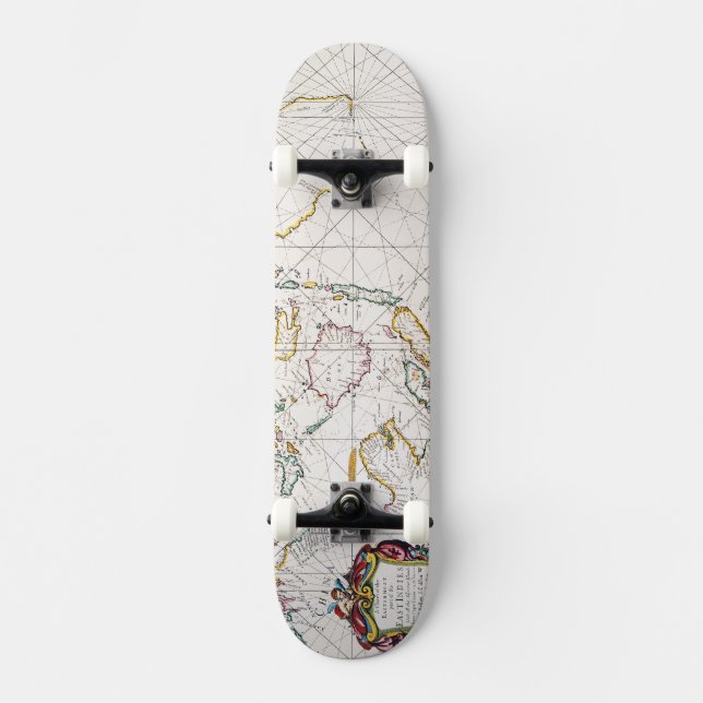 MAP: EAST INDIES, 1670 SKATEBOARD (Front)