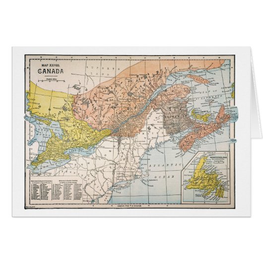 MAP: EASTERN CANADA CARDS (Front Horizontal)