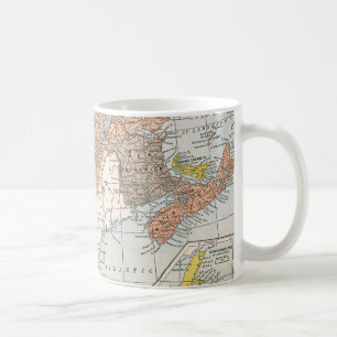MAP: EASTERN CANADA COFFEE MUG