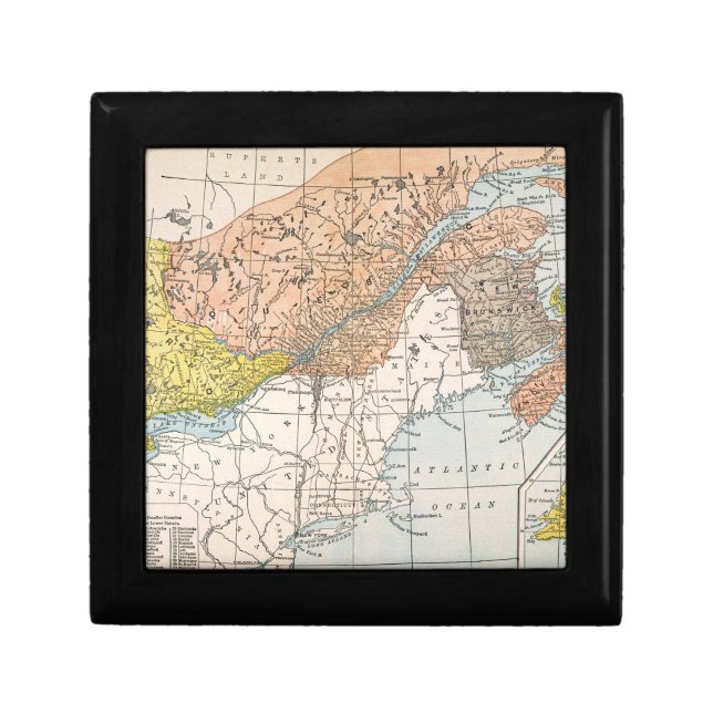 MAP: EASTERN CANADA GIFT BOX (Front)