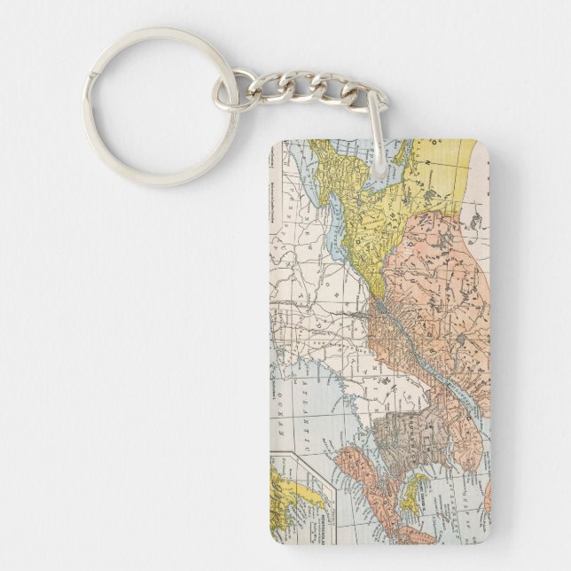 MAP: EASTERN CANADA KEYCHAIN (Front)