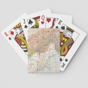 MAP: EASTERN CANADA POKER CARDS