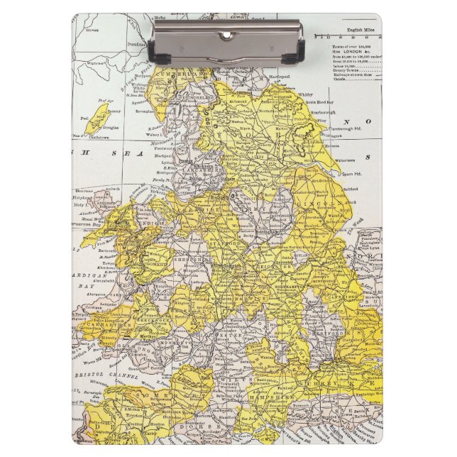 MAP: ENGLAND & WALES CLIPBOARD (Front)