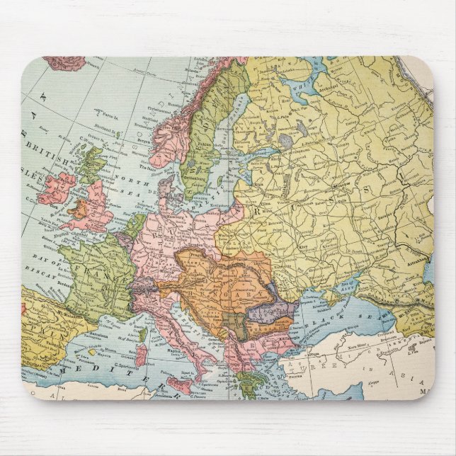MAP: EUROPE, 1885 MOUSE PAD (Front)