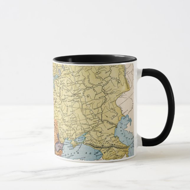 MAP: EUROPE, 1885 MUG (Right)