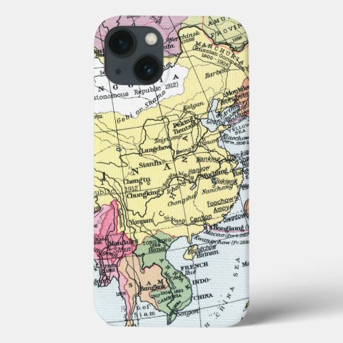 MAP EUROPE IN ASIA iPhone 13 CASE