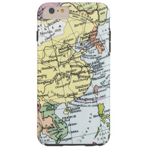 MAP EUROPE IN ASIA TOUGH iPhone 6 PLUS CASE