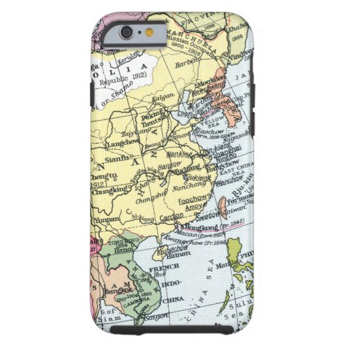 MAP EUROPE IN ASIA TOUGH iPhone 6 CASE