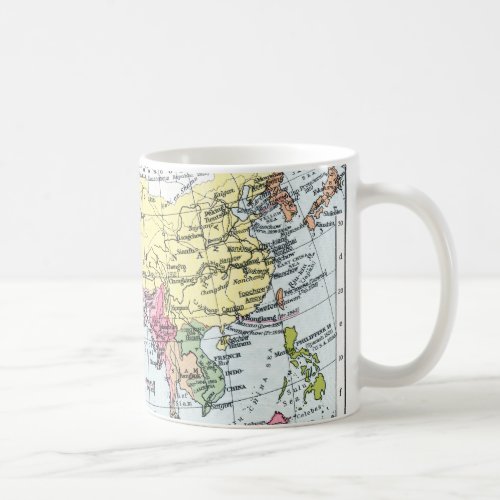 MAP EUROPE IN ASIA COFFEE MUG