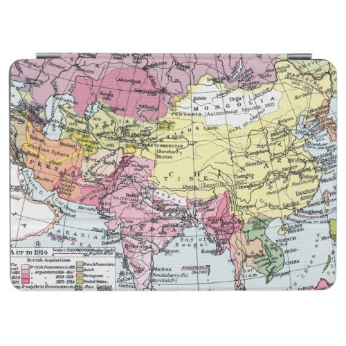 MAP EUROPE IN ASIA iPad AIR COVER