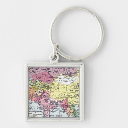 MAP EUROPE IN ASIA KEYCHAIN