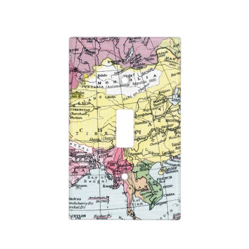 MAP EUROPE IN ASIA LIGHT SWITCH COVER