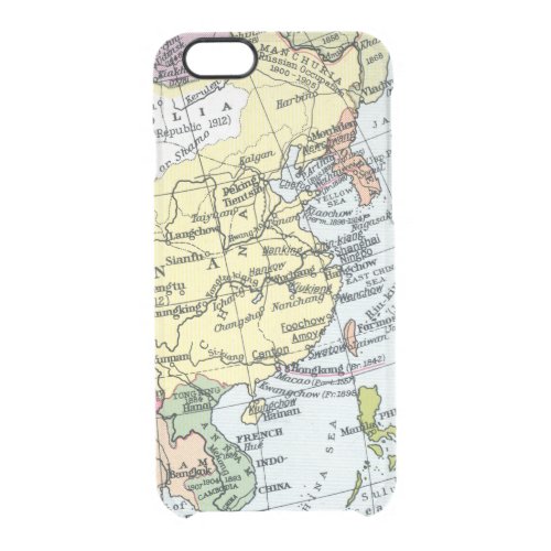 MAP EUROPE IN ASIA CLEAR iPhone 66S CASE