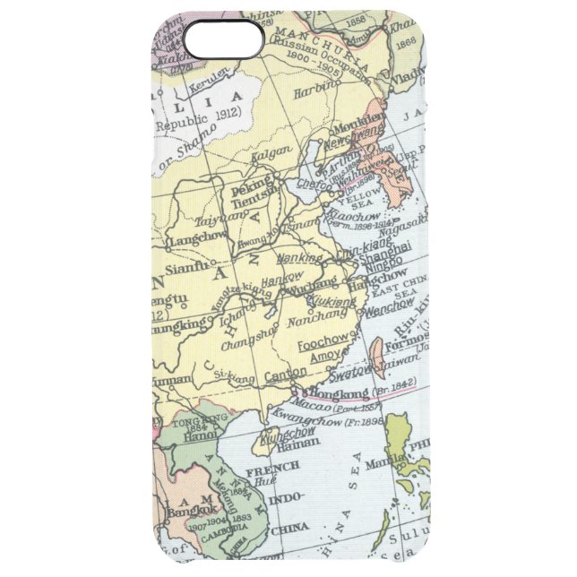 MAP: EUROPE IN ASIA UNCOMMON iPhone CASE (Back)
