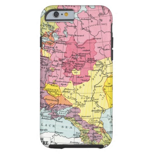 MAP EXPANSION OF RUSSIA TOUGH iPhone 6 CASE