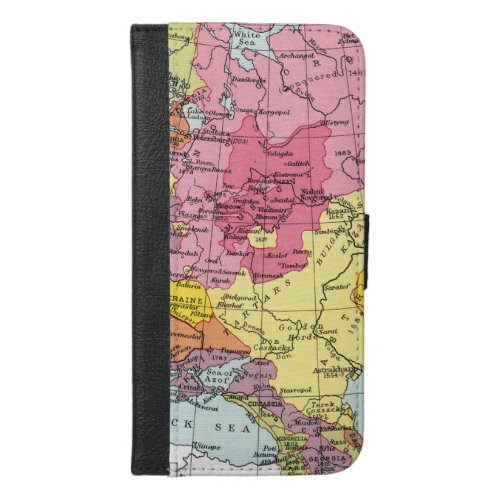 MAP EXPANSION OF RUSSIA iPhone 66S PLUS WALLET CASE