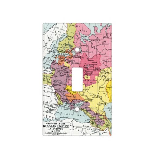 MAP EXPANSION OF RUSSIA LIGHT SWITCH COVER