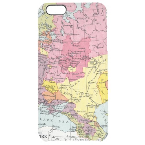 MAP EXPANSION OF RUSSIA CLEAR iPhone 6 PLUS CASE