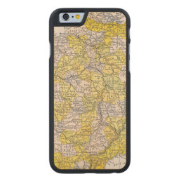 MAP: FRANCE CARVED MAPLE iPhone 6 SLIM CASE