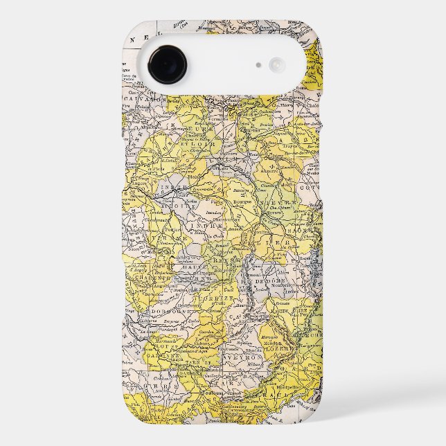 MAP: FRANCE Case-Mate SAMSUNG GALAXY CASE (Back)
