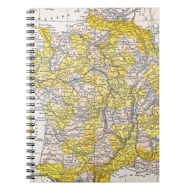 MAP: FRANCE NOTEBOOK (Front)