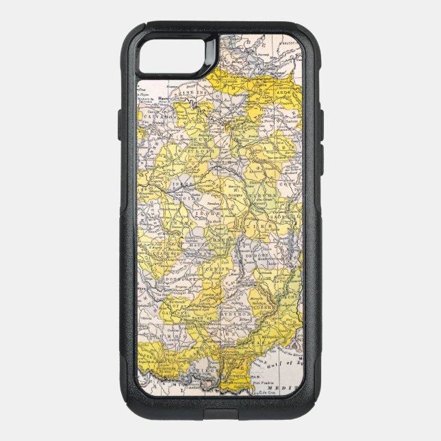 MAP: FRANCE OTTERBOX iPhone CASE (Back)