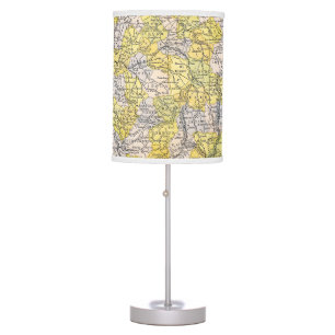 MAP: FRANCE TABLE LAMP