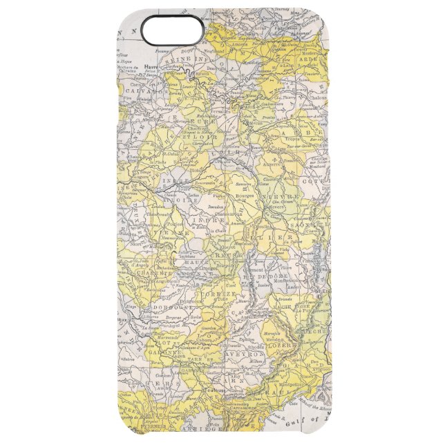 MAP: FRANCE UNCOMMON iPhone CASE (Back)