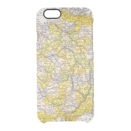 MAP: FRANCE CLEAR iPhone 6/6S CASE
