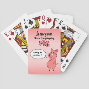 Map Game Ronchon the Pig Poker Cards