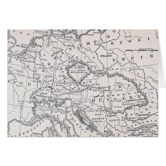 MAP: GERMANY AND AUSTRIA CARDS (Front Horizontal)