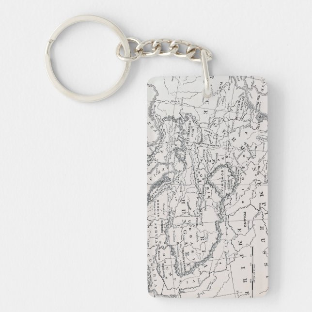 MAP: GERMANY AND AUSTRIA KEYCHAIN (Front)