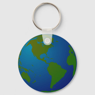 Map/Globe Keychain