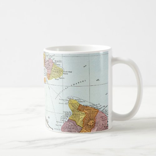 Map Hawaii 1905 Coffee Mug