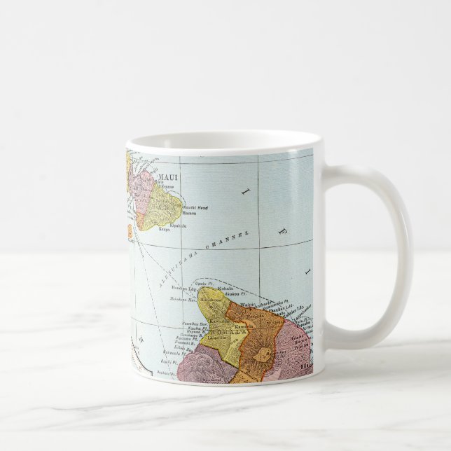 Map: Hawaii, 1905 Coffee Mug (Right)