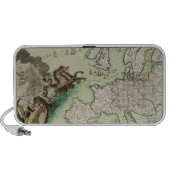 Map illustrating the Naval Attack on England Mini Speaker (Front)