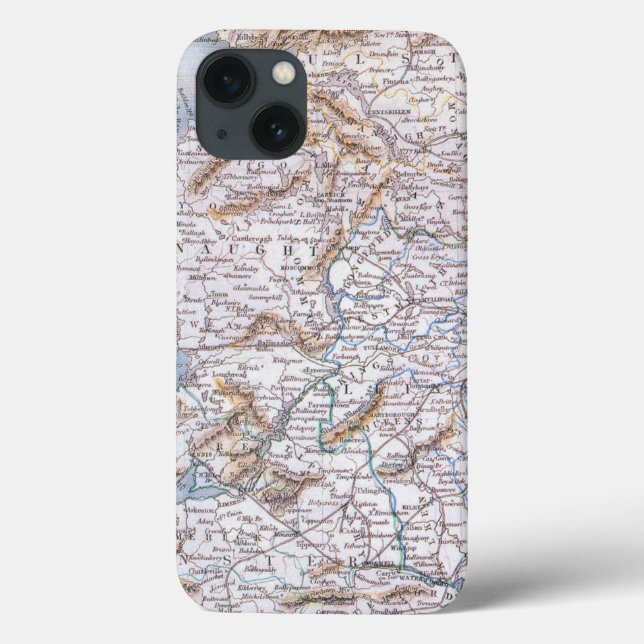 Map: Ireland, 1851 Case-Mate iPhone Case (Back)