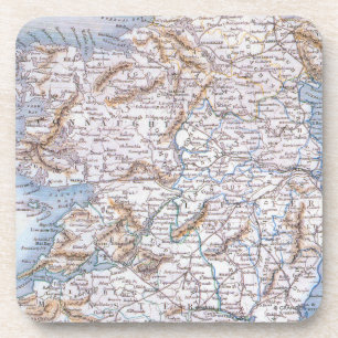 Map: Ireland, 1851 Drink Coaster