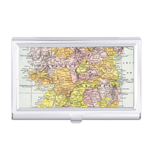 MAP: IRELAND, c1890 Business Card Case (Front)