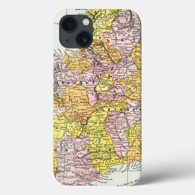 MAP: IRELAND, c1890 Case-Mate iPhone Case (Back)